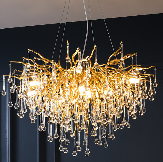 Crystal Water Drop Chandelier