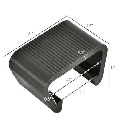 Furniture Clips, Outdoor Sectional Couch Connectors, Wicker Furniture/Chair Clamps for a Module Patio Sofa, Set of 10