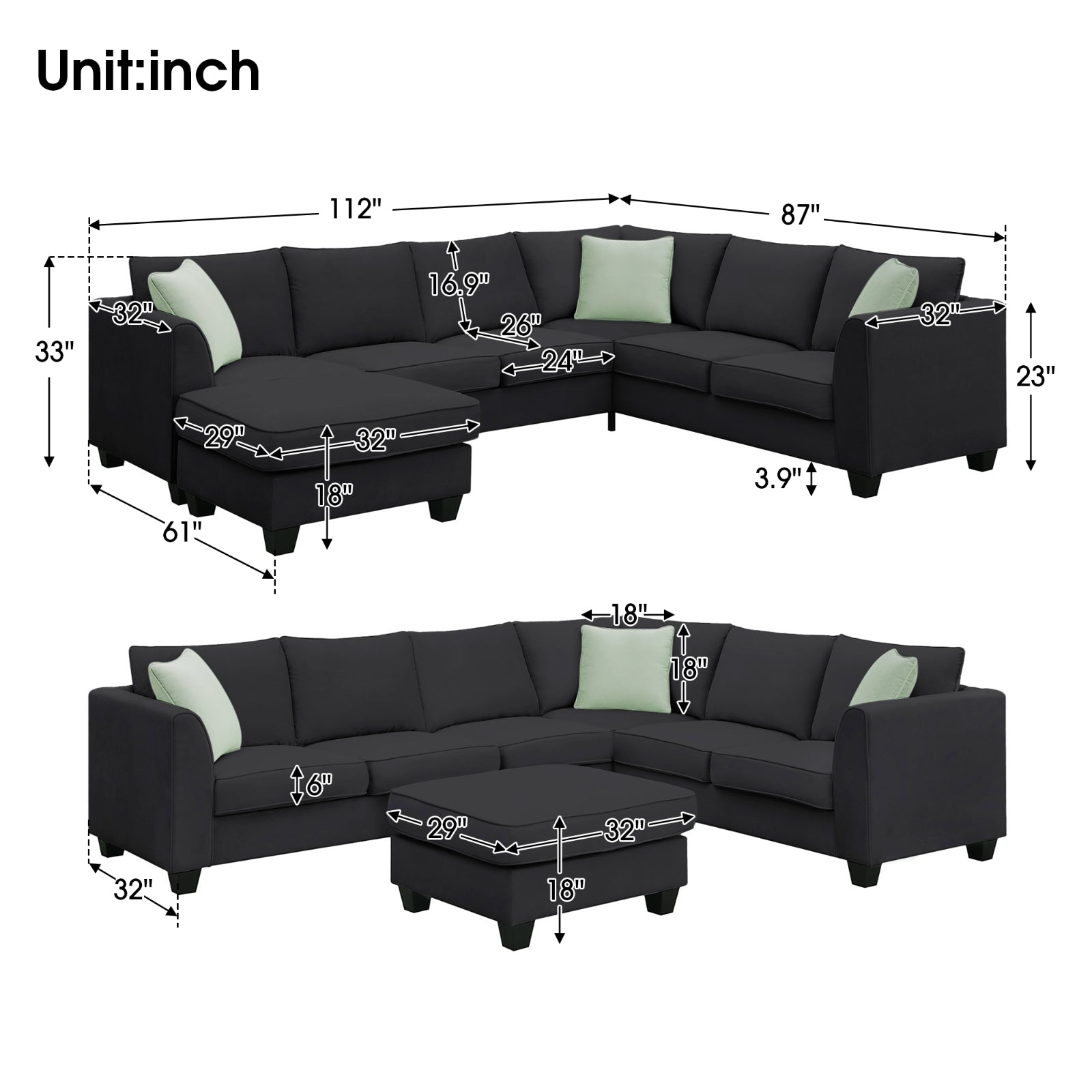 Modular Sectional Sofa