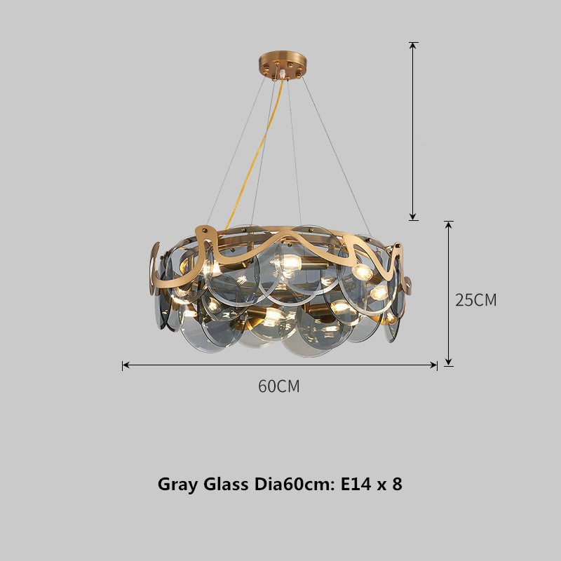 Glass Bar Chandelier