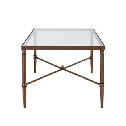 Bronze Metal Coffee Table