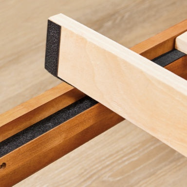 Solid Wood Bed Frame - Mattress Base With Headboard, No Spring Box Required, 1100 Pounds Of Sturdy Wooden Strips For Support