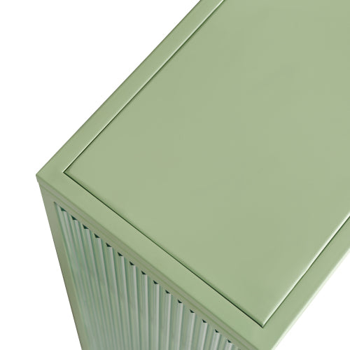 Armario de Pared Moderno de Doble Puerta con Puerta de Cristal con Tres Niveles de Almacenamiento para Entrada, Sala de Estar, Baño, Comedor, Verde Menta No Disponible Plataformas- Temu