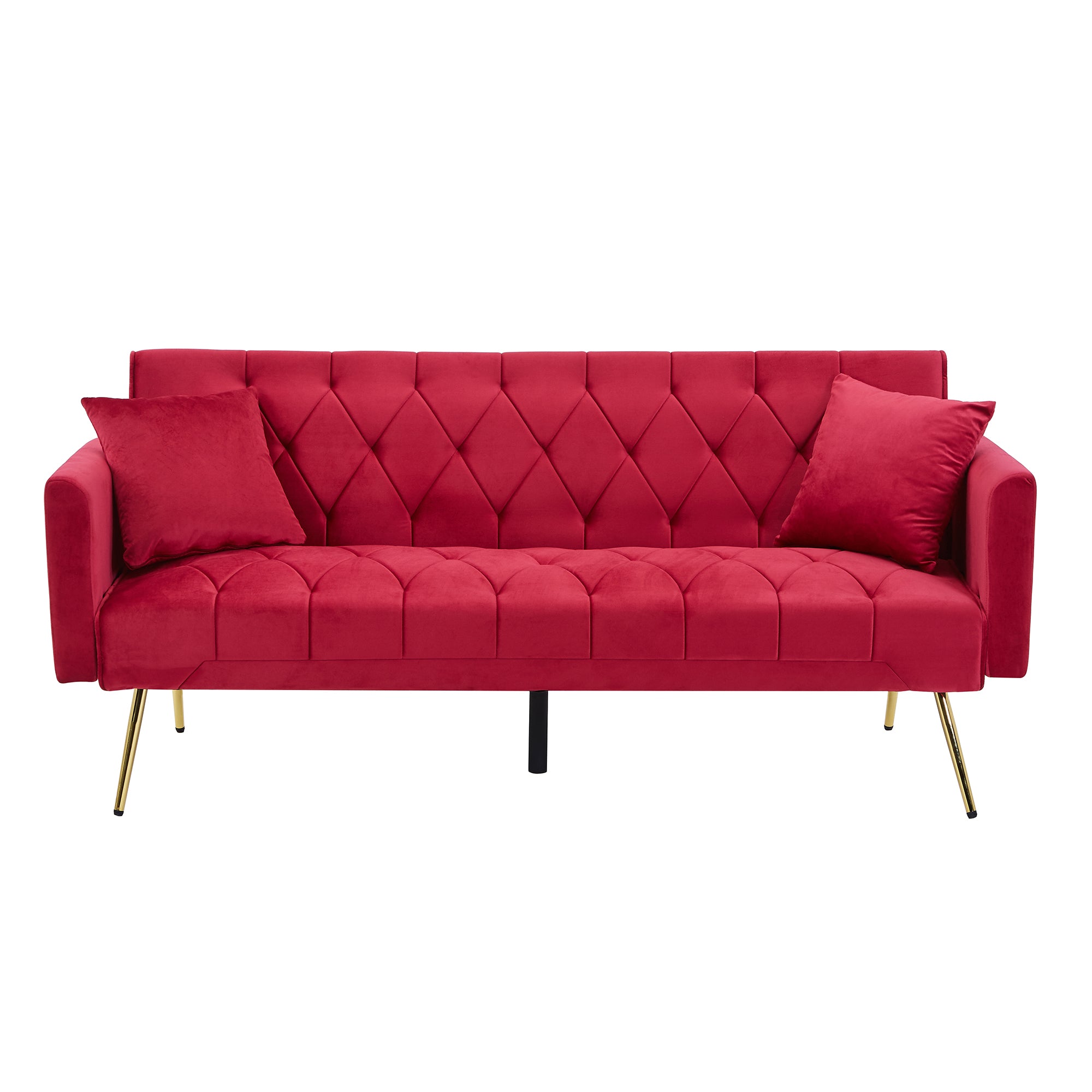 Blue Velvet Sofa Bed