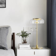 Glass Wrought Iron Floor Lamp