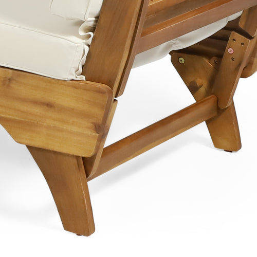 Teak Fabric Sofa Bed