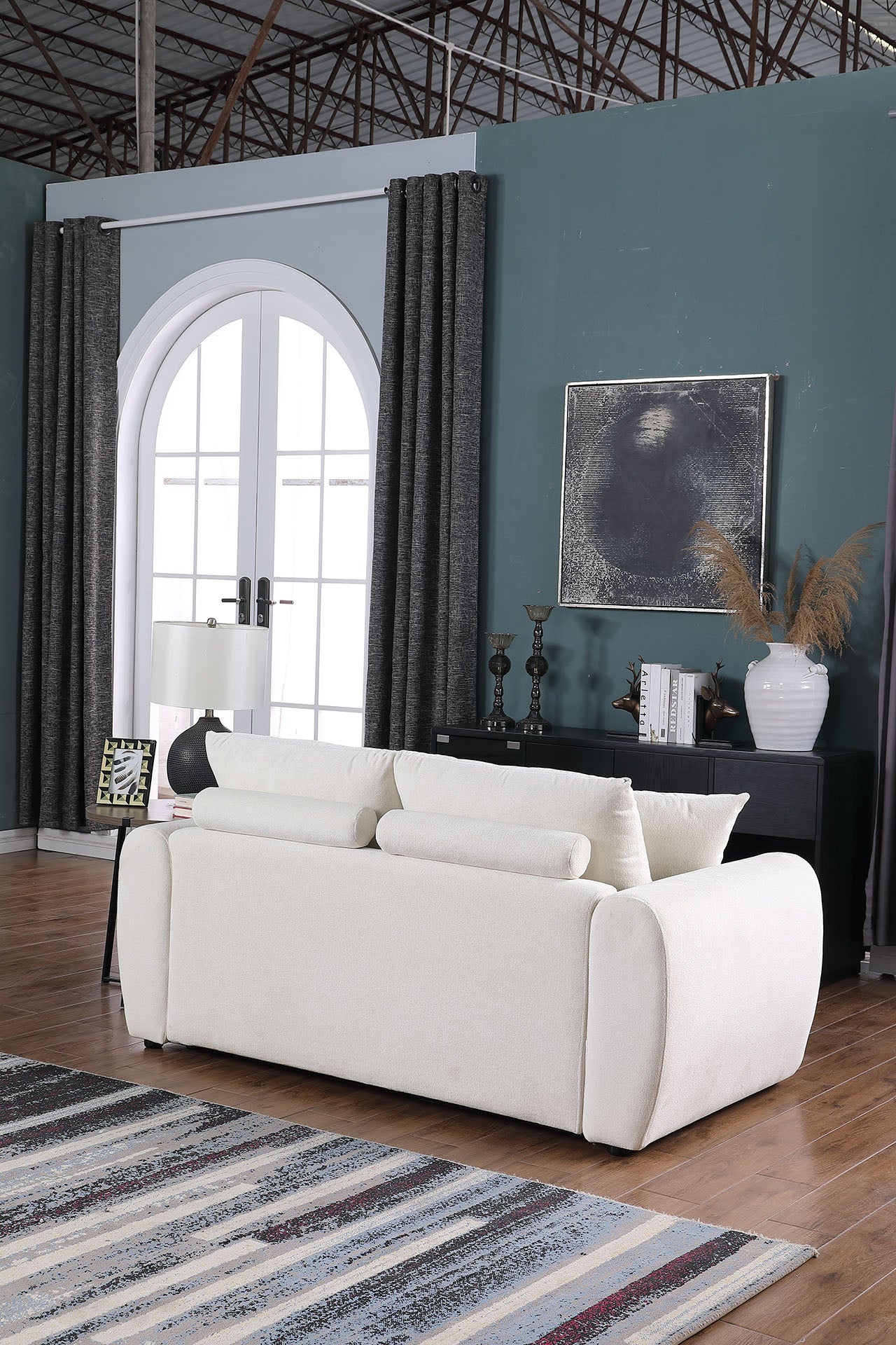 Beige Compressed Sofa