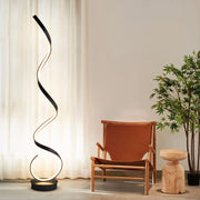 Black Spiral Floor Lamp