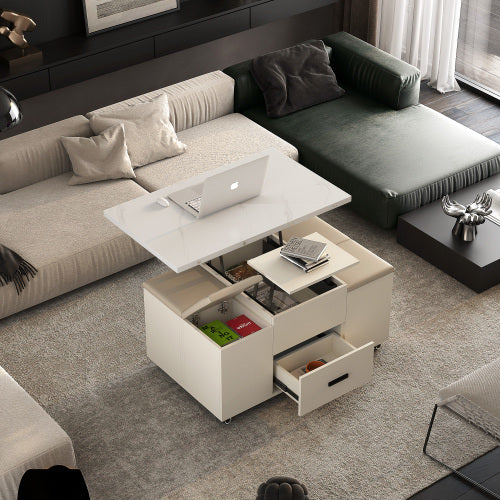 Lift-Up Coffee Table Set