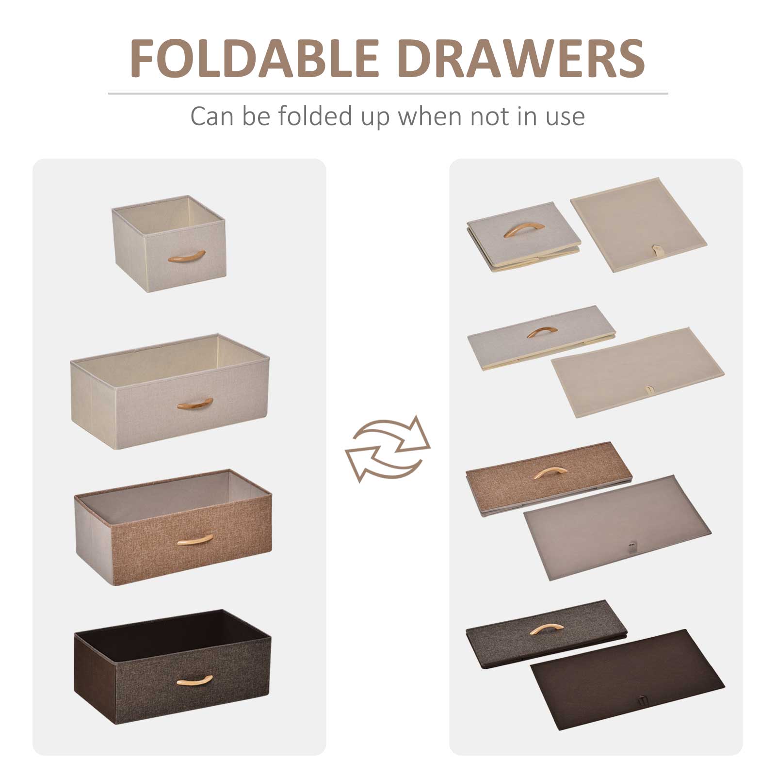 Modern 5-Drawer Storage Tower