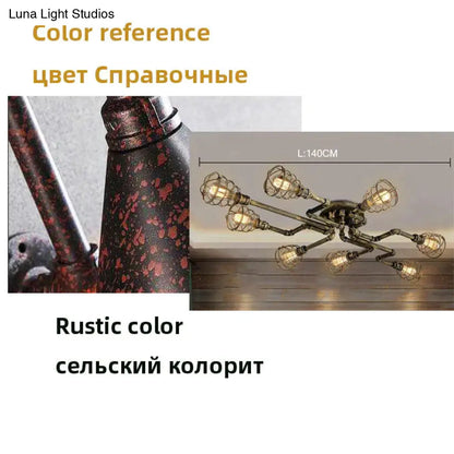 DecorBites™ Earl - American Retro Water Pipe Chandelier