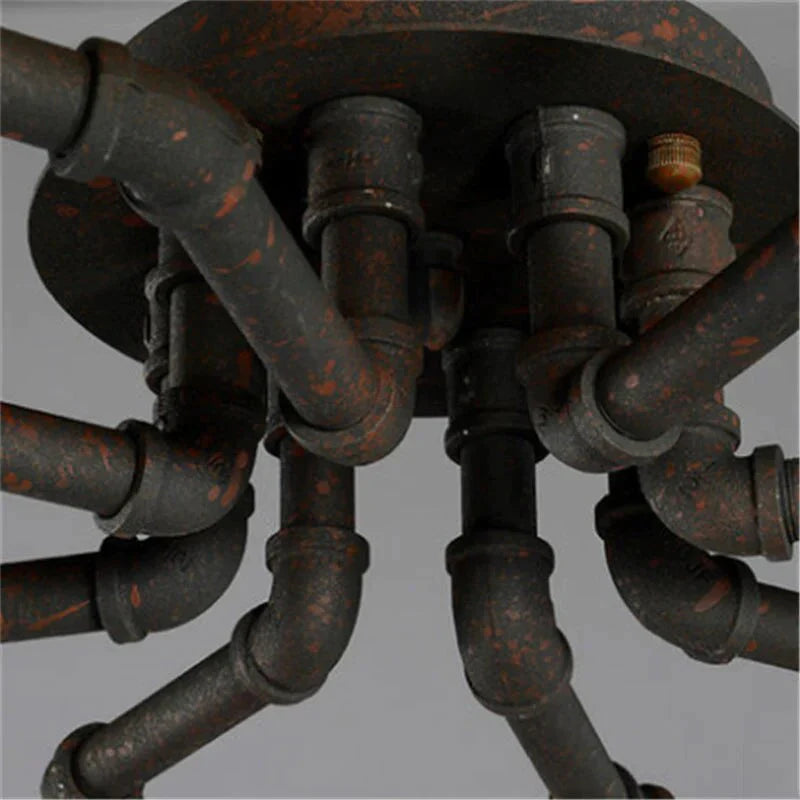 DecorBites™ Earl - American Retro Water Pipe Chandelier