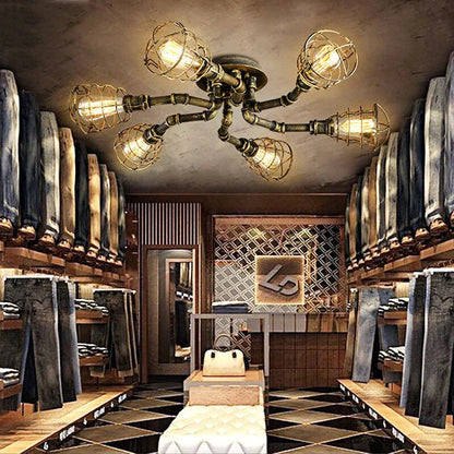 DecorBites™ Earl - American Retro Water Pipe Chandelier