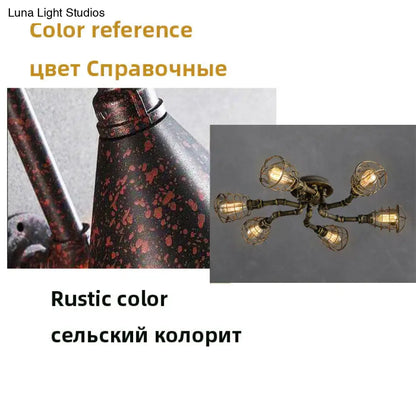 DecorBites™ Earl - American Retro Water Pipe Chandelier