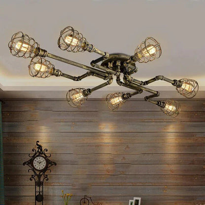 DecorBites™ Earl - American Retro Water Pipe Chandelier