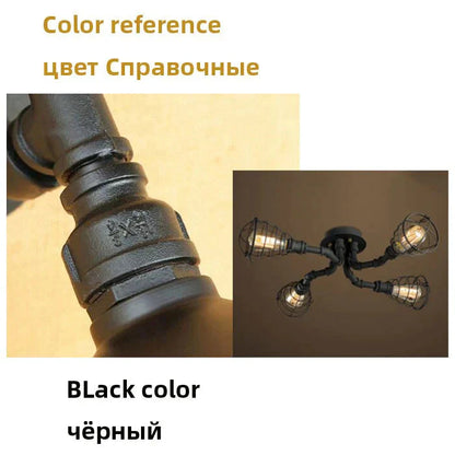 DecorBites™ Earl - American Retro Water Pipe Chandelier