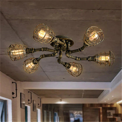 DecorBites™ Earl - American Retro Water Pipe Chandelier