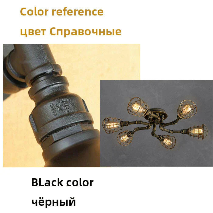 DecorBites™ Earl - American Retro Water Pipe Chandelier