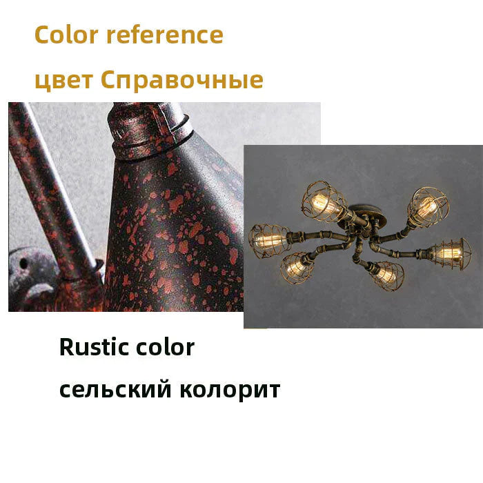 DecorBites™ Earl - American Retro Water Pipe Chandelier