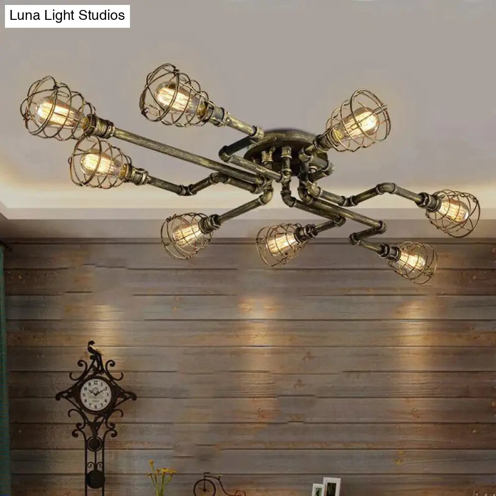 DecorBites™ Earl - American Retro Water Pipe Chandelier