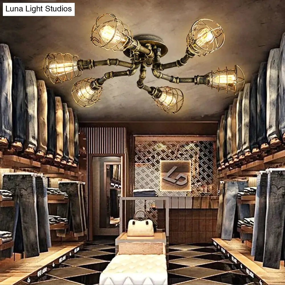 DecorBites™ Earl - American Retro Water Pipe Chandelier