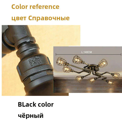 DecorBites™ Earl - American Retro Water Pipe Chandelier