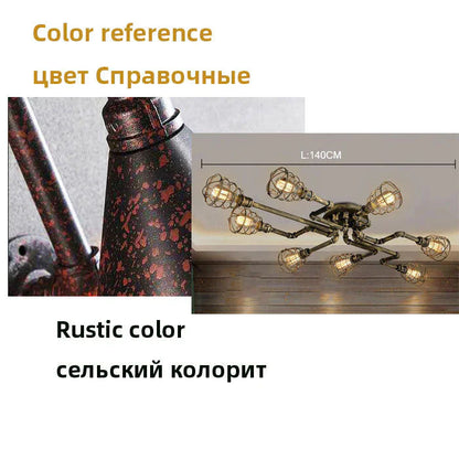 DecorBites™ Earl - American Retro Water Pipe Chandelier