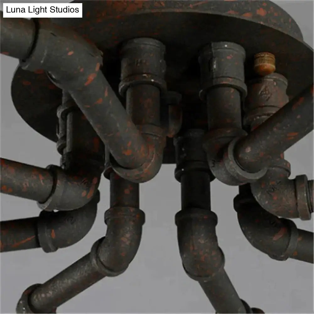 DecorBites™ Earl - American Retro Water Pipe Chandelier