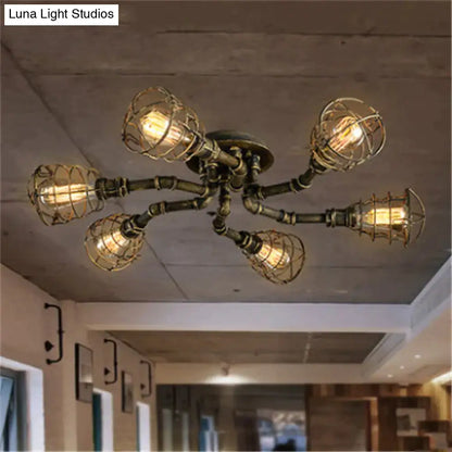 DecorBites™ Earl - American Retro Water Pipe Chandelier