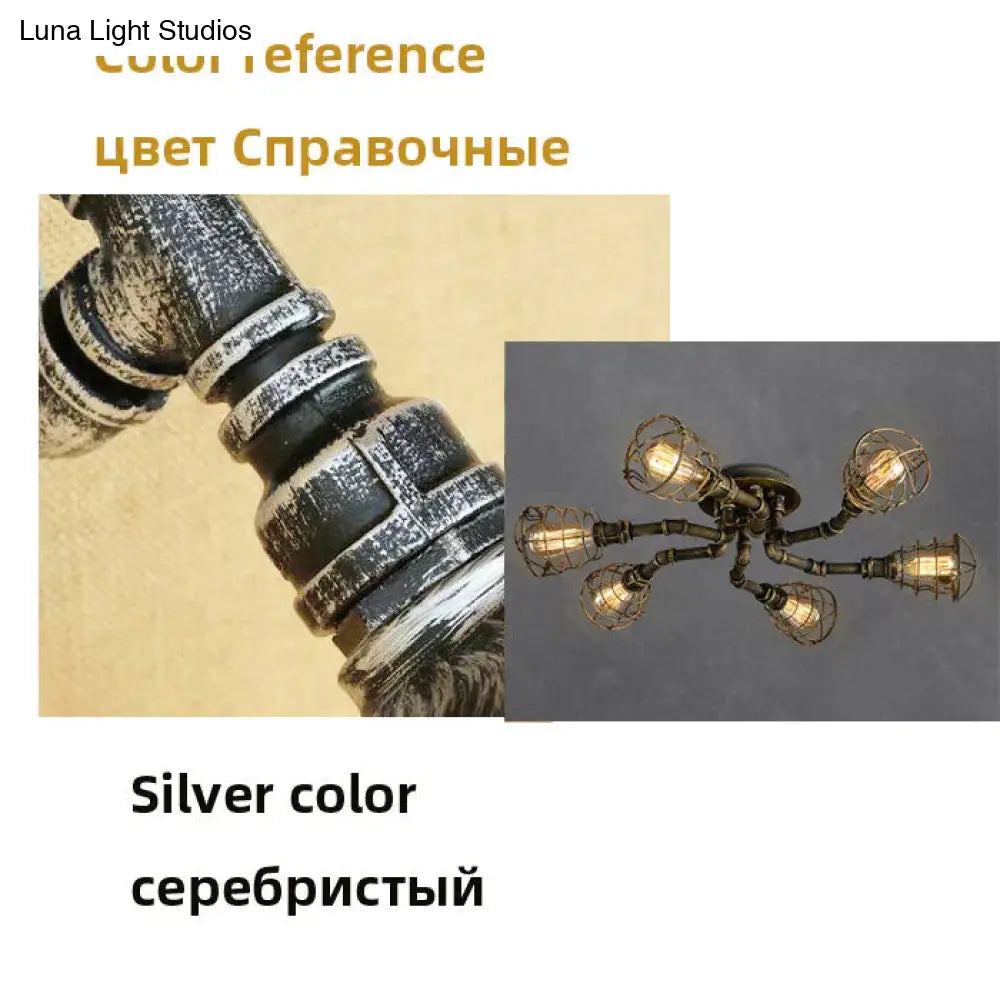 DecorBites™ Earl - American Retro Water Pipe Chandelier