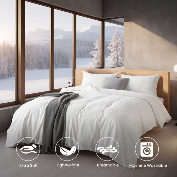 Oversized Duvet Cover Set Includes 1 Duvet Cover & 2 Pillowcases. Features Breathable, Soft, And High-quality Fabric In Bohemian Style. Combines Luxury Hotel Elegance With Minimalist Design For Versat