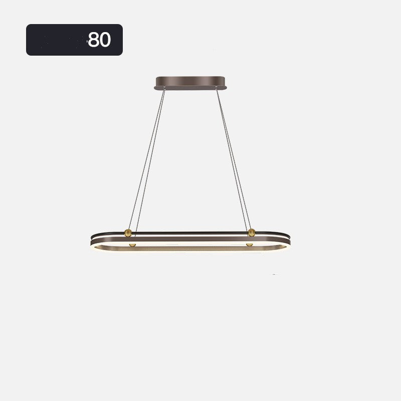 Aluminum Long Chandelier