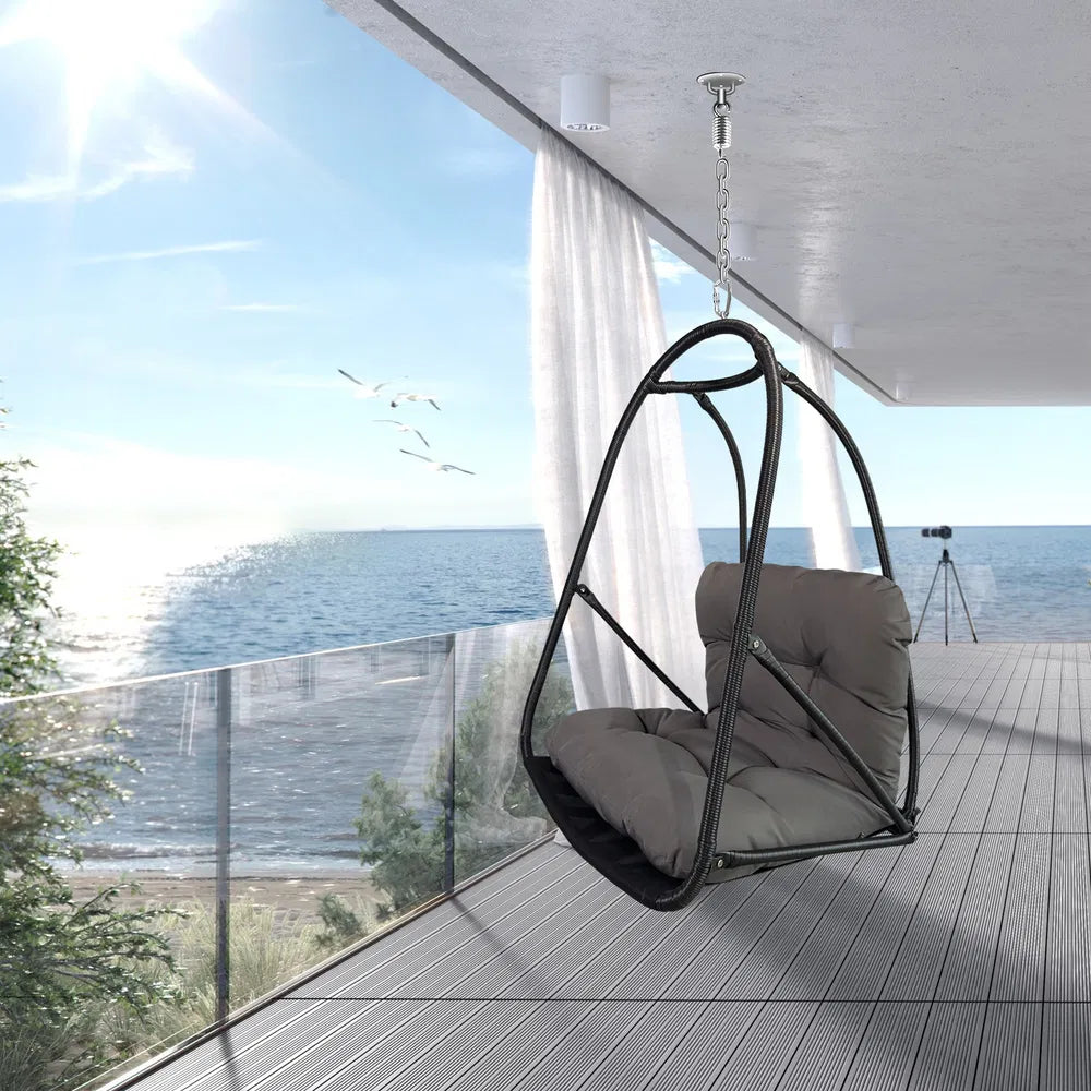 JESE Swing Egg Chair – Foldable Hanging Chair For Indoor & Outdoor Use – 300lbs Capacity