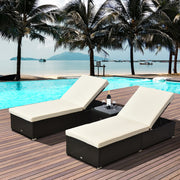 Adjustable Chaise Lounge Set
