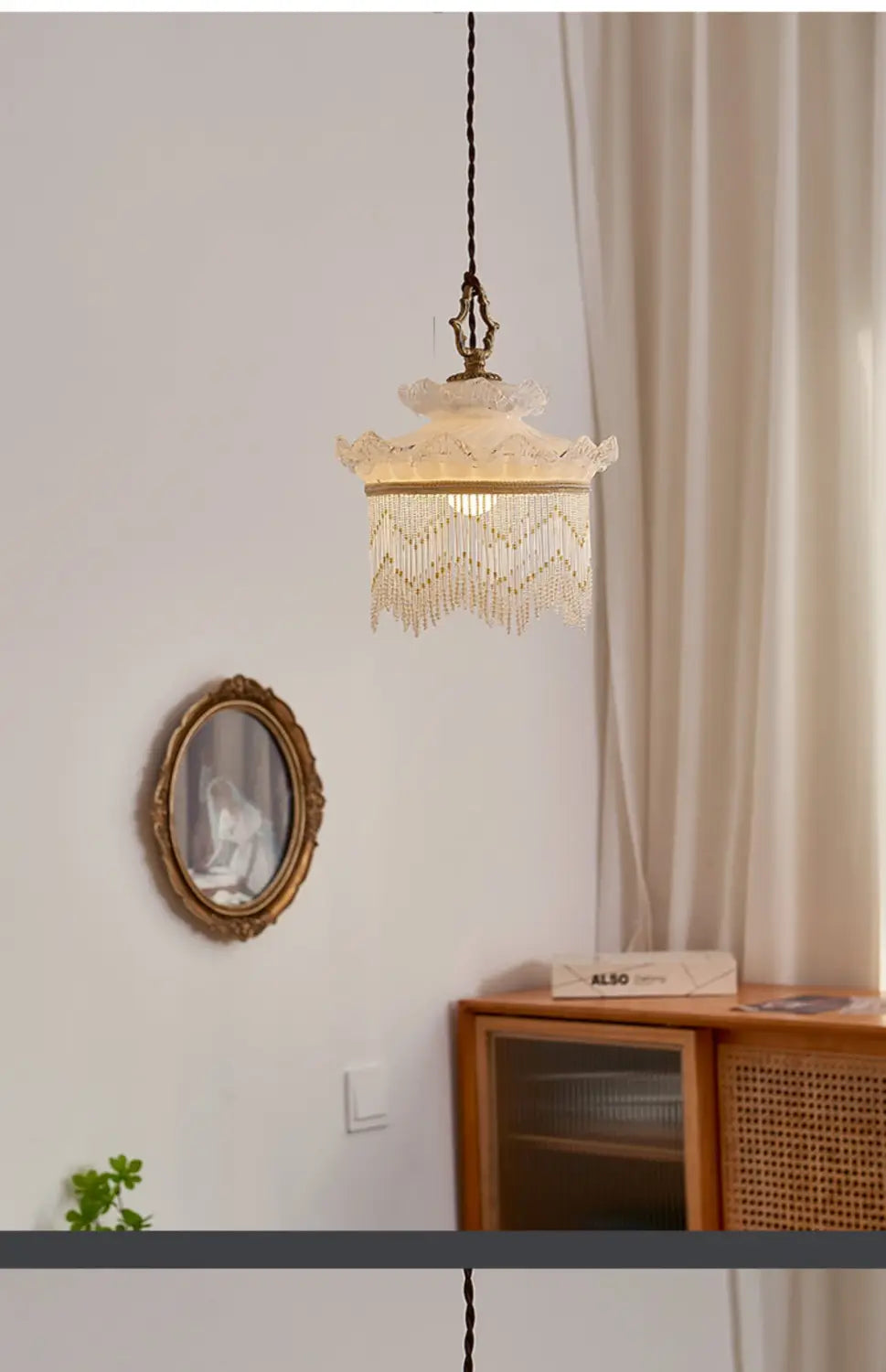 Tassel Chandelier Dining Room Bedroom Bedside Hallway Chandelier