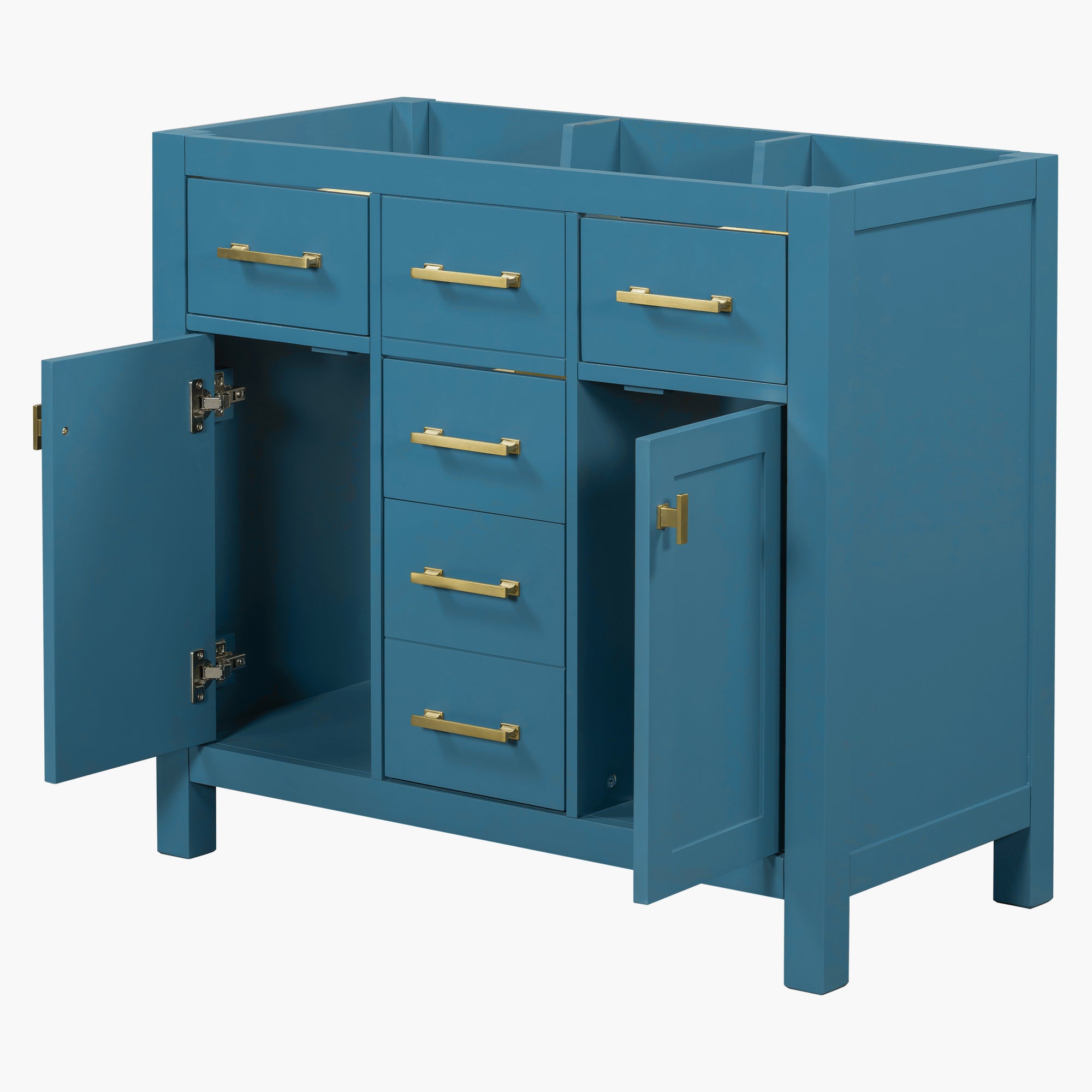 Wood Freestanding Bathroom Cupboard