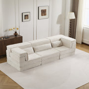 White Modular Sofa Pillows