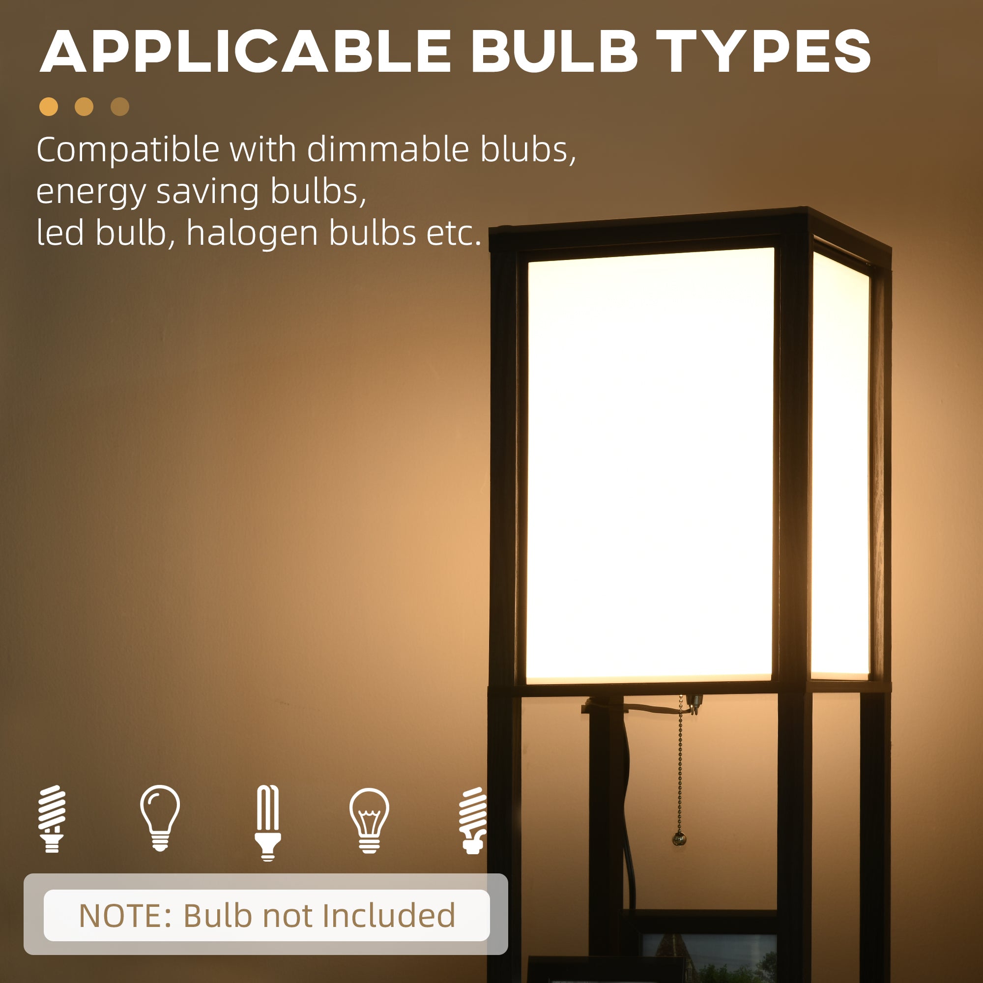 Modern Shelf Floor Lamp
