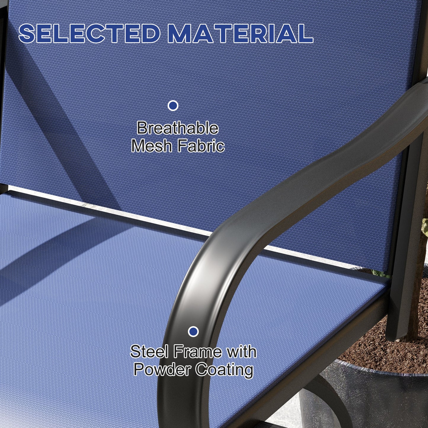 Outdoor Bar Stools Set of 2