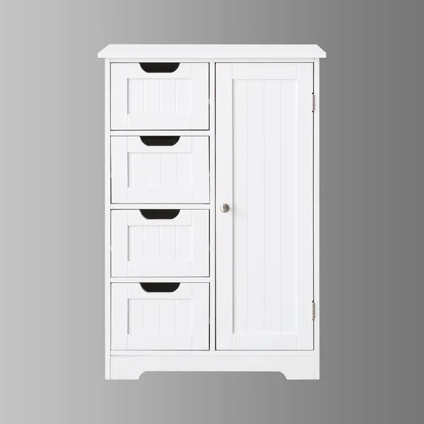 White Freestanding Storage Cabinet