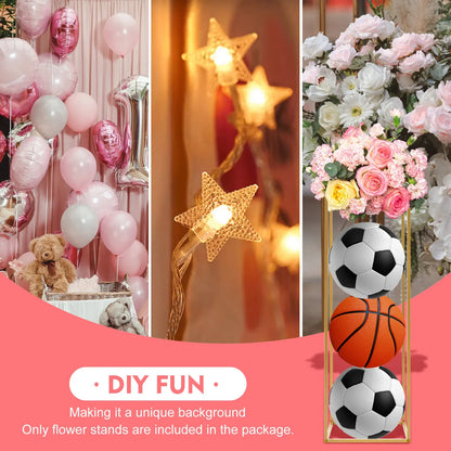 Elegant 10-Piece Gold Wedding Flower Stand