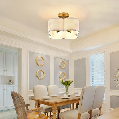 Elegant 4-Light Gold Ceiling Fixture - Gold / United States