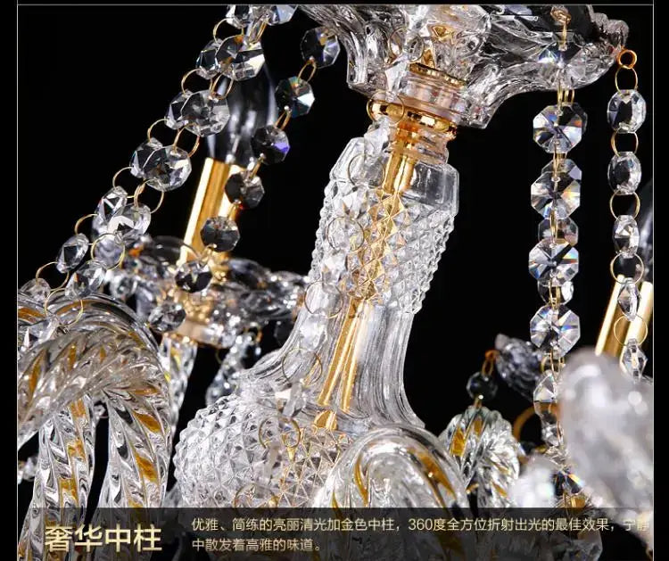 Elegant chrome crystal floor lamp with gold-toned accents and faceted glass beads for living room decorbites crystal floor lamp