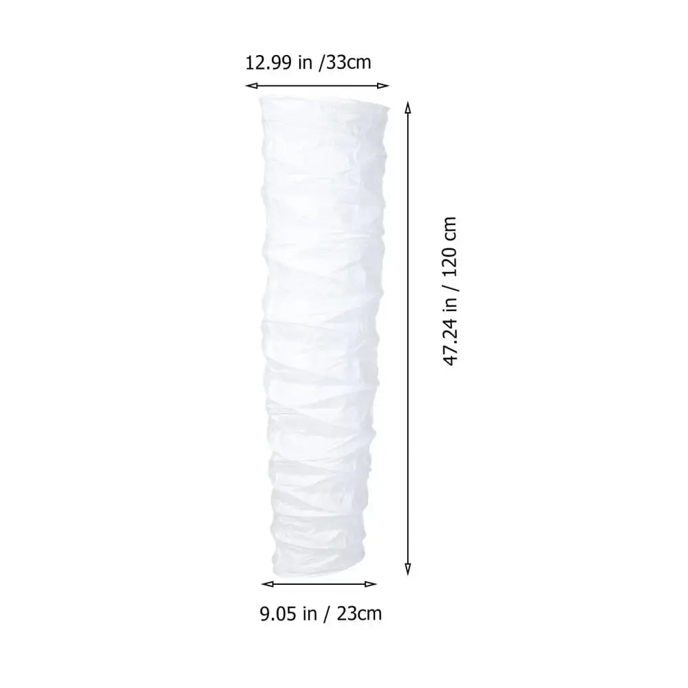 Elegant column white ribbed floor lamp with tall pleated fabric design by decorbites for living room decor