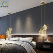 Gold-toned elegant crystal led pendant lights with sparkling spherical glass shades for dining room decorbites elegant crystal