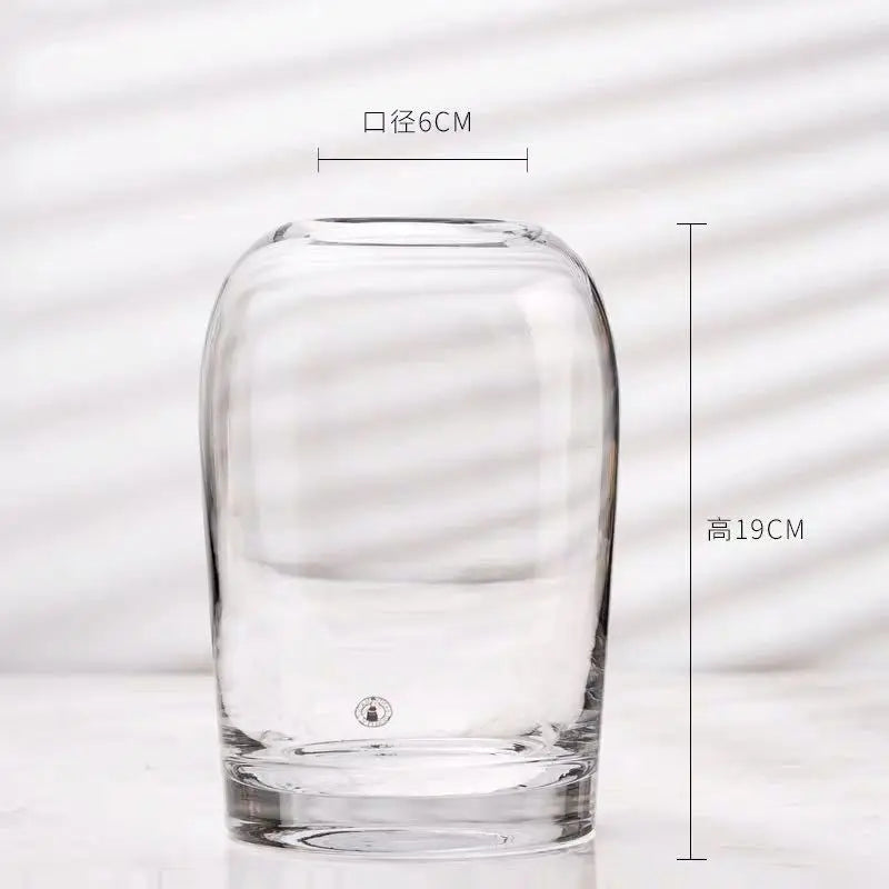 Elegant European INS Glass Flower Vase - Vase