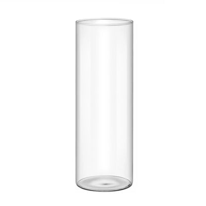 Elegant Glass Cylinder Vase for Flowers - 20cm high - Vase