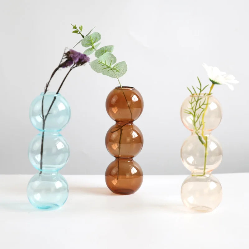 Elegant Glass Vase Home Decor Accent