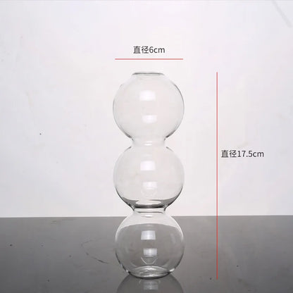 Elegant Glass Vase Home Decor Accent - Vase