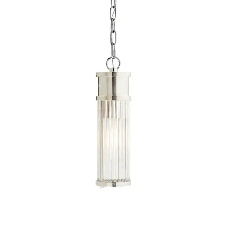 A sleek modern polished nickel wall light with vertical glass rods for elegant decorbites crystal led wall lighting